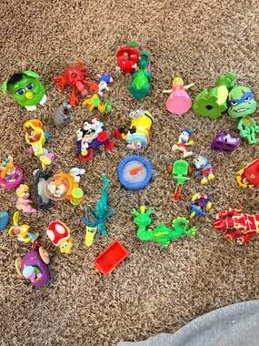 Vintage 90s Mixed Lot of Happy Meal Toys - Disney, Furby, Animaniacs, Looney Tun